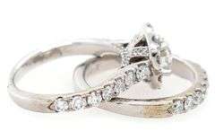 Neil Lane 1.50ctw Diamond Halo Bridal Set in 14K