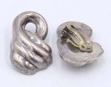 Group Lot of 5 Vintage 925 Sterling Silver Earrings