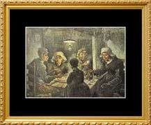 Rare Vintage Vincent Van Gogh, The Potato Eaters