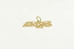 14K Yellow Gold Special Nana Word Cut Out Mother's Day Charm/Pendant