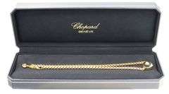 Chopard 0.25ct Diamond Les Chaines Bezel Set Heart Pendant Necklace in 18K W/Box