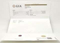 GIA CERTIFIED 1.25 CARAT PIGEON BLOOD NATURAL RUBY