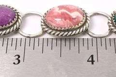 Multi-Gem Bracelet In Sterling Silver