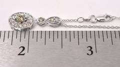 Fantastic Fancy Brown Diamond Pendant Necklace In 14K White Gold