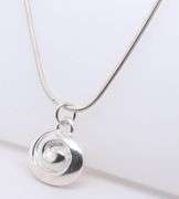 RLM Studio Sterling Silver Snail Pendant with chain