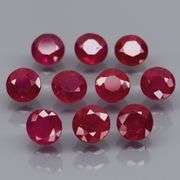 Heated only! 3.02ct natural violet red Ruby set