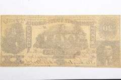 Gem Sept 2 1861 T-20 $20 Confederate Note