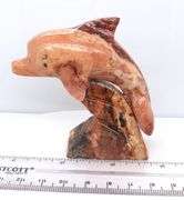 Handcarved Marble Dolphin