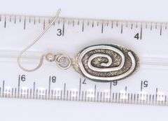 Vintage 925 Sterling Silver Signed Dangle Earrings