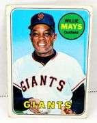 1969 Willie Mays Topps Baseball Card