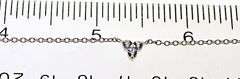 Sterling Silver Cluster Cubic Zirconia Necklace