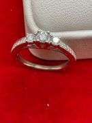 CERTIFIED 14K WHITE GOLD AND DIAMOND RING