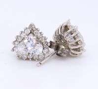Sterling Silver Crystal Earrings Lot