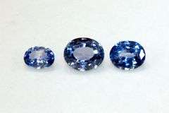 Natural Sri Lankan Sapphires - Lot of 3