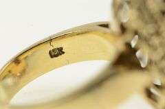 10K Yellow Gold Victorian Filigree Emerald Cut Garnet Ring