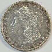 Beautiful Choice AU 1884-S Morgan Silver Dollar. Very scarce this nice