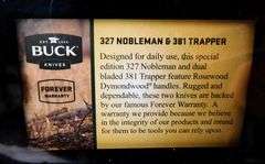 Buck Knives 2 Knife Set, Sealed in Packaged