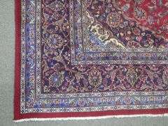 Handmade Persian Kashan 9.9x13.11