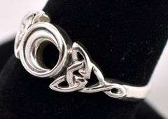 Witchy Moon Ring In Sterling Silver