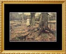 Collectible Vincent Van Gogh, Girl in White Among Trees
