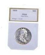 PR68 DCAM 1959 Franklin Half Dollar - Graded PCI