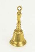 14K Yellow Gold 3D Articulated Hand Bell Vintage Charm/Pendant