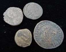 4 Rare Byzantine Ancient Coins