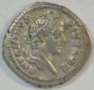 Handsome Caracalla Roman Silver Denarius, 198-217 AD