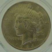 1924 $1 Peace Silver Dollar PCGS MS64