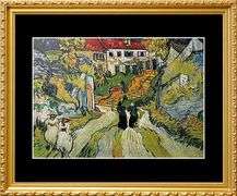 Rare Vintage Vincent Van Gogh, Stairway at Auvers