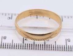 Simple Yellow Gold Wedding Band