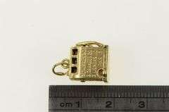 14K Yellow Gold Articulated Slot Machine Gambling Casino Charm/Pendant