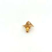 14K Yellow Gold Sail Boat Ocean Motif Nautical Lapel Pin/Brooch