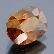 Sparkling 3.22ct rich orange Sphene