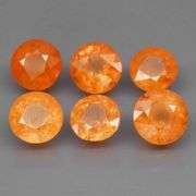 Fabulous 7.46ct Fanta orange Garnet set