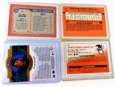 4 Ken Griffey, Jr. Baseball Cards