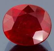 Rich blood red 6.61ct Ruby from Mozambique