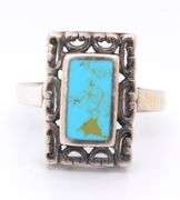 925 Sterling Silver Turquoise Ring