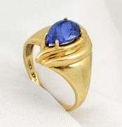 Lovely Pear Shaped Sapphire Ring