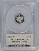 Superb 2006-W Proof $10 Platinum Eagle. PCGS PR69DCAM. Signature