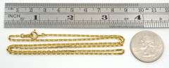 Strong 18k Cable Link Necklace