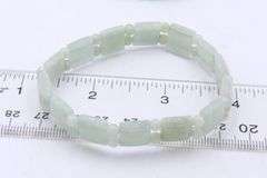 Lot of 2 Green Jade Carved Bangles