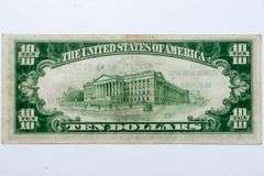 1929 New York $10 National Currency Note