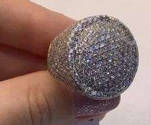 MESMERIZING 14K YELLOW GOLD MEN’S DIAMOND RING