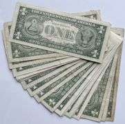 23 $1 1957 A Silver Certificates Including 3 Stars.
