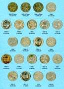 Album of 66 Jefferson Nickels 1938-1961-D w/War Nickels
