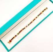 FANCY 10.00 CARAT SAPPHIRE, EMERALD, RUBY, TANZANITE, AMETHYST, CITRINE, TOPAZ, TOURMALINE, PERIDOT, AND MORE! TENNIS BRACELET