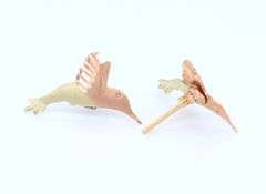 10KT Yellow Gold Three Set Stud Earrings