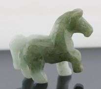 Adorable 197.41ct Jade horse carving