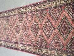 Handmade Persian Sarouk 3.6x10.2
